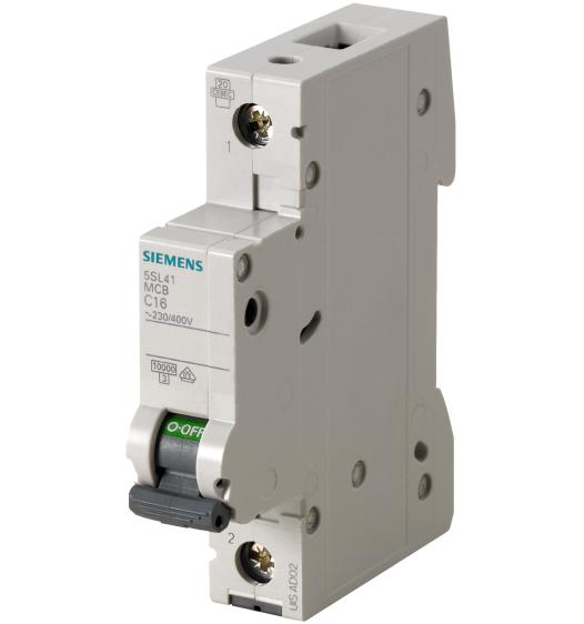 Breaker riel 1 x 2amp 5SL4102 7RC 10KA Siemens, breaker proteccion