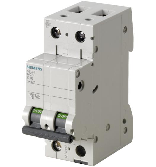Breaker riel 2 x 32amp 5SL4232 7RC 10KA Siemens, breaker proteccion